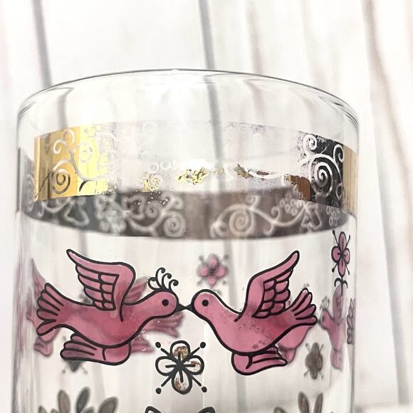 Vintage Gay Fad Garden of Allah High Ball Glasses 6” Tall 12 Oz MCM Set Of 2 - Picture 6 of 13